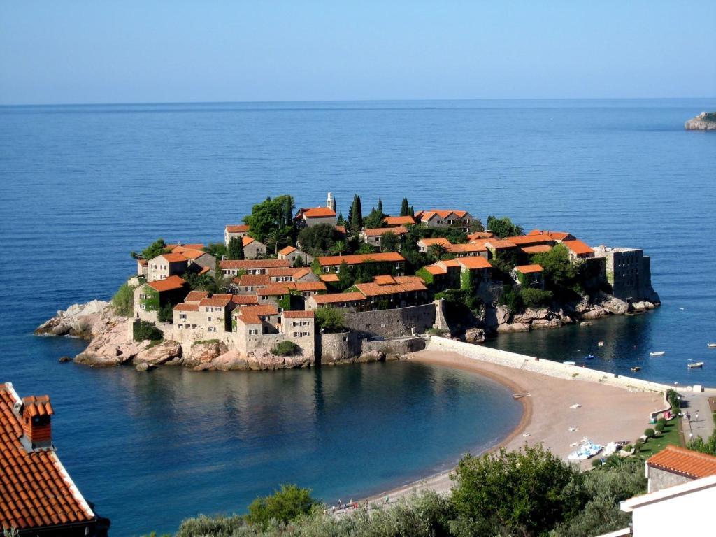 Apartments Vuksic Ilha Sveti Stefan Exterior foto